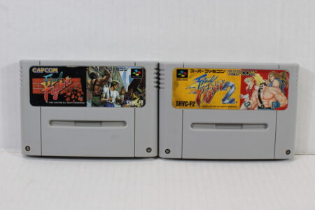 Lot of 2 Final Fight 1 & 2 (B) Nintendo Super Famicom SFC