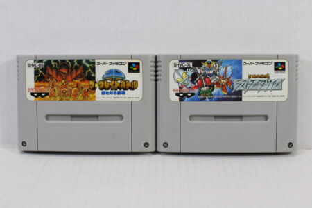 Lot of 2 The Great Battle 1 & II 2 Last Fighter Twin (B) Nintendo Super Famicom SFC