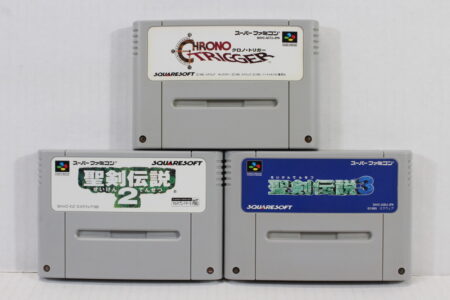 Lot of 3 Chrono Trigger Seiken Densetsu 2 3 (B) Nintendo Super Famicom SFC