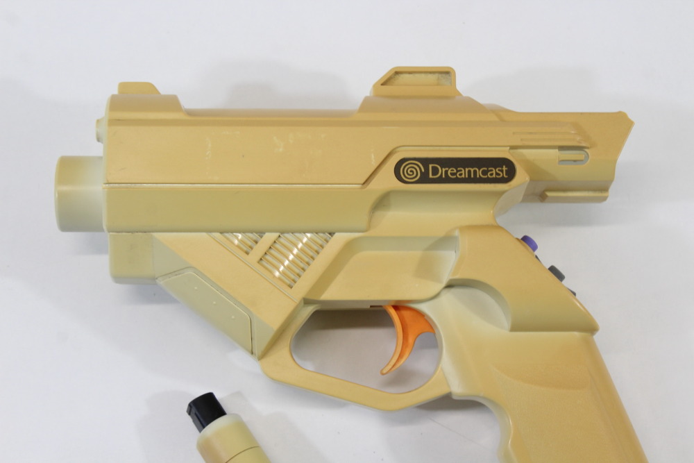 Official Light Gun Controller HKT-7800 (C Discolored Cosmetic Damage) SEGA Dreamcast DC