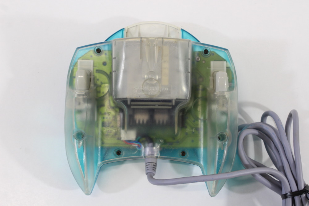 SEGA Dreamcast Controller Pad Clear Aqua Blue HKT-7700 DC (B) SEGA Dreamcast DC