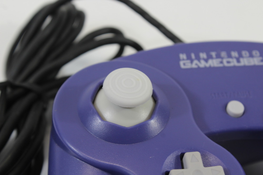 Official Nintendo Gamecube Controller Indigo Purple (B New Stick) Nintendo GameCube GC