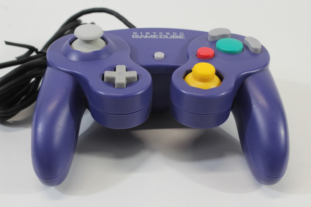 Official Nintendo Gamecube Controller Indigo Purple (B New Stick) Nintendo GameCube GC