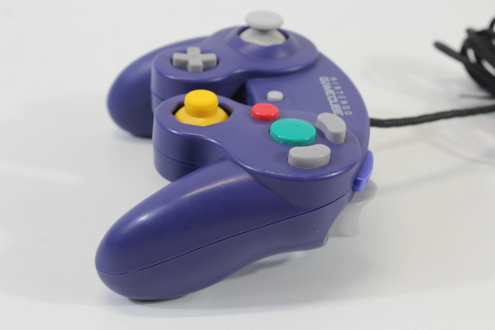 Official Nintendo Gamecube Controller Indigo Purple (B New Stick) Nintendo GameCube GC