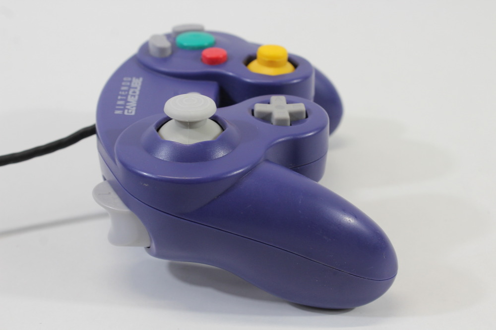 Official Nintendo Gamecube Controller Indigo Purple (B New Stick) Nintendo GameCube GC