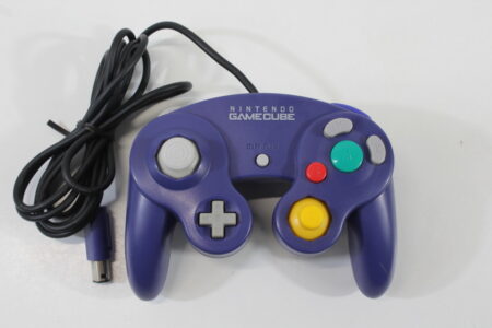 Official Nintendo Gamecube Controller Indigo Purple (B New Stick) Nintendo GameCube GC