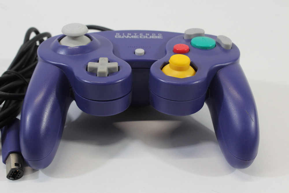 Official Nintendo Gamecube Controller Indigo Purple (B New Stick) Nintendo GameCube GC