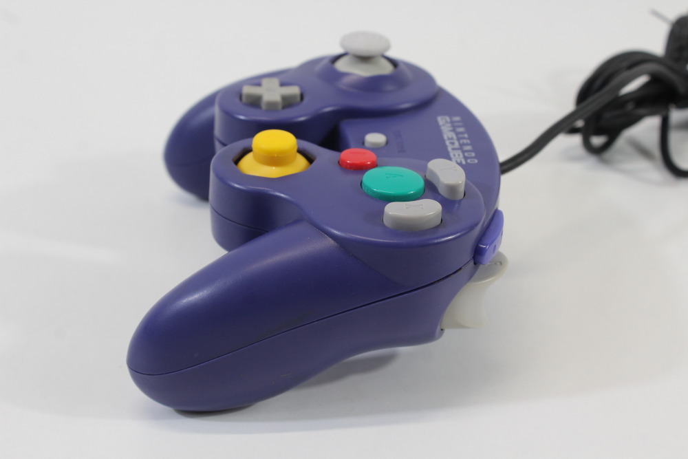 Official Nintendo Gamecube Controller Indigo Purple (B New Stick) Nintendo GameCube GC