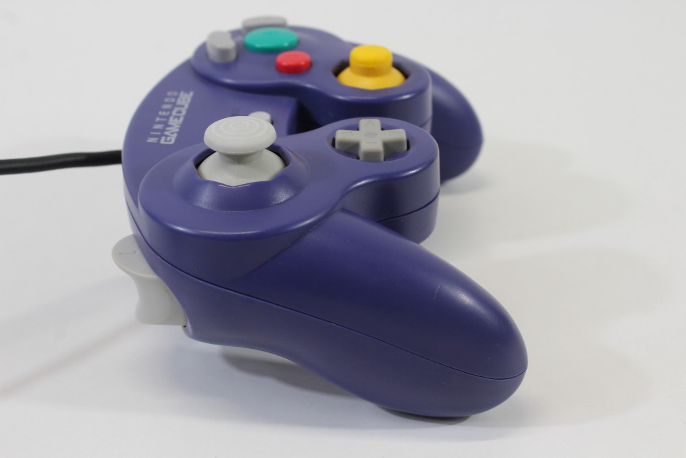 Official Nintendo Gamecube Controller Indigo Purple (B New Stick) Nintendo GameCube GC