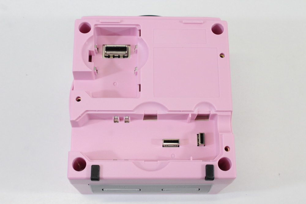 Nintendo GameCube Pastel Pink Console & Controller AC Adapter AV Cable Memory Card GC Play US Region Games (B)