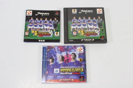 Lot of 2 World Soccer Jikkyou Winning Eleven 2000 & 3 CIB (B) SONY PlayStation 1 PS1