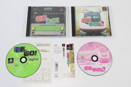 Lot of 2 Densha De GO 1 & 2 Densya (B) SONY PlayStation 1 PS1