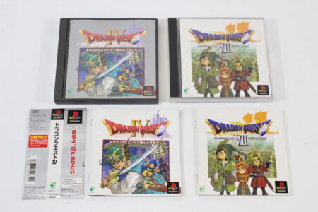 Lot of 2 Dragon Quest IV 4 & VII 7 CIB (B) SONY PlayStation 1 PS1