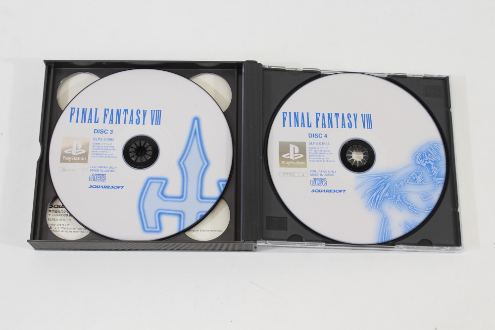 Lot of 4 Final Fantasy 7 8 9 VII VIII IX Tactics (B) SONY PlayStation 1 PS1