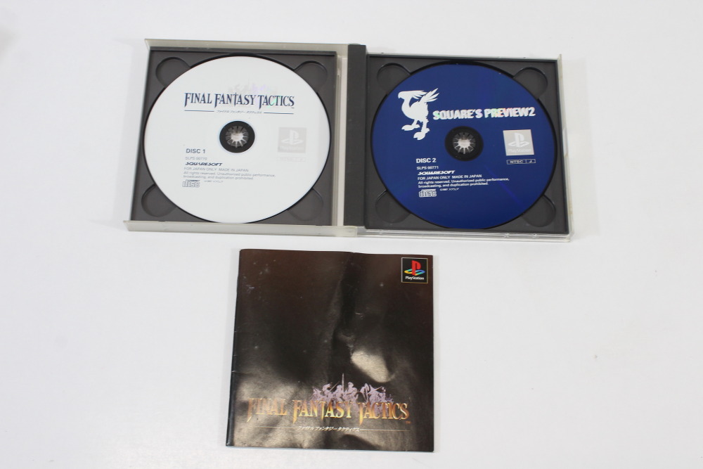 Lot of 4 Final Fantasy 7 8 9 VII VIII IX Tactics (B) SONY PlayStation 1 PS1