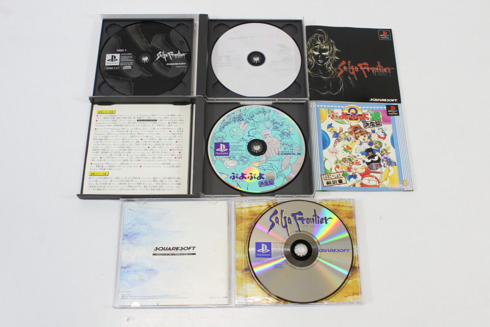Lot of 6 Gran Turismo Rage Racer Saga Frontier 1 & II 2 Crash Bandicoot 2 Puyo Puyo 2 (B) SONY PlayStation 1 PS1