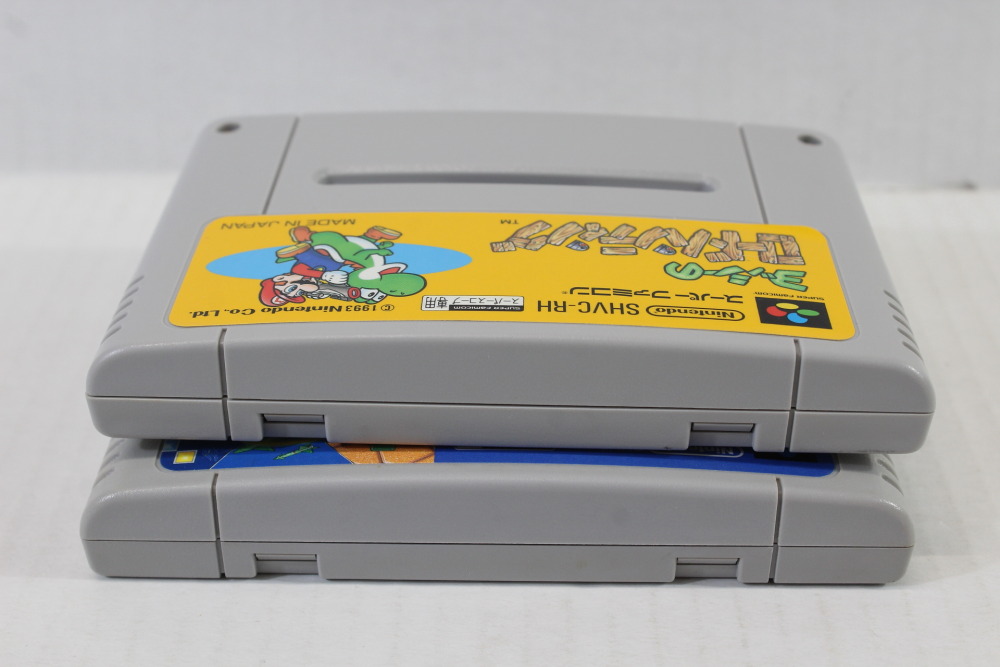 Lot of 2 Yoshi's Safari / Road Hunting & Super Scope 6 (B) Nintendo Super Famicom SFC
