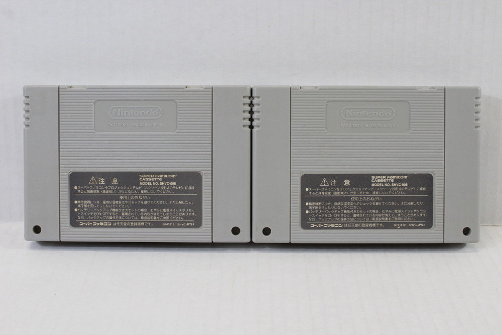 Lot of 2 Hoshi no Kirby Super Deluxe / Super Star & Kirby Bowl Dream Course (B) Nintendo Super Famicom SFC