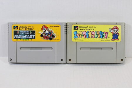 Lot of 2 Super Mario Kart & Collection / All-Stars (B) Nintendo Super Famicom SFC