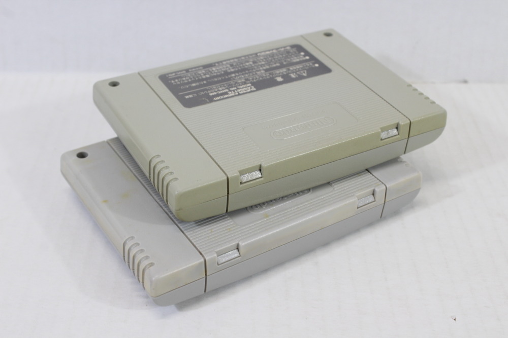 Lot of 2 Super Mario Kart & Collection / All-Stars (B) Nintendo Super Famicom SFC