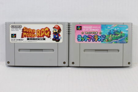 Lot of 2 Super Mario RPG & Yoshi's Island (B) Nintendo Super Famicom SFC