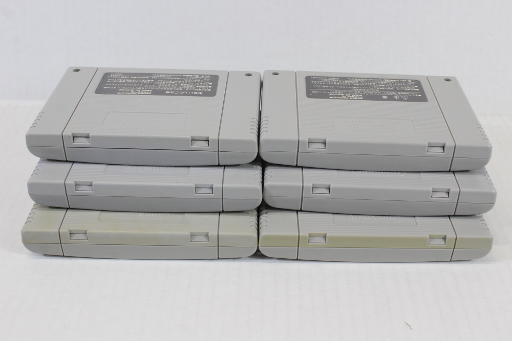 Lot of 6 Super Mario Kart World RPG Collection / All-Stars Yoshi's Island Picross (B) Nintendo Super Famicom SFC