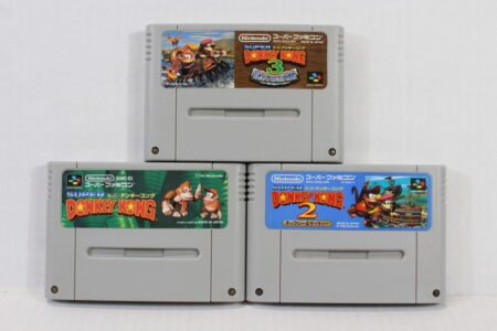 Lot of 3 Super Donkey Kong Country 1 2 3 (B) Nintendo Super Famicom SFC