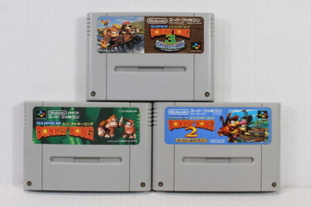 Lot of 3 Super Donkey Kong Country 1 2 3 (B) Nintendo Super Famicom SFC
