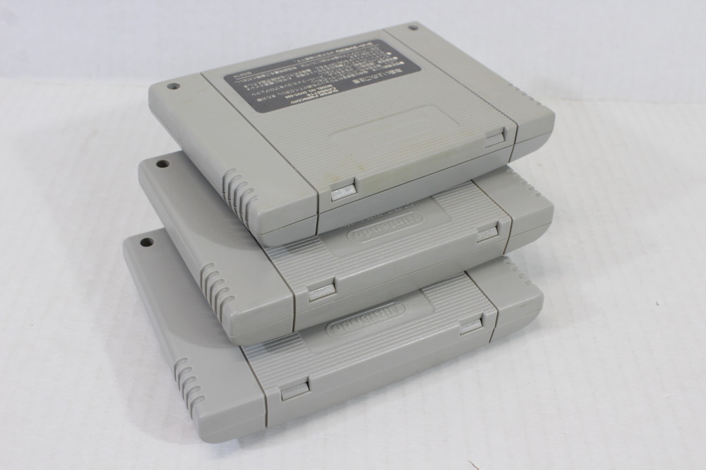 Lot of 3 Super Donkey Kong Country 1 2 3 (B) Nintendo Super Famicom SFC