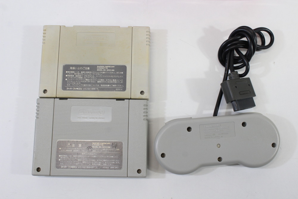 Super Nintendo Console Transparent Clear Red AC AV Super Famicom Conversion Plays NTSC-U/C & NTSC-J & Controller x1 Game x2 (A) Super Nintendo SNES Super Famicom SFC