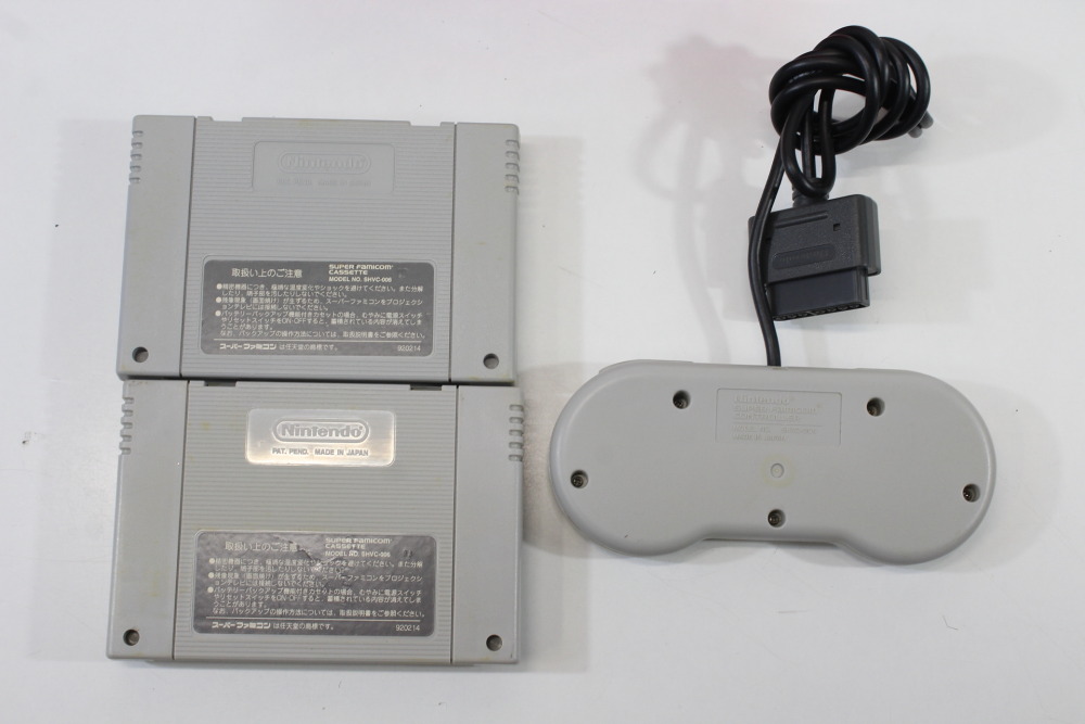 Super Nintendo Console Transparent Clear Red AC AV Super Famicom Conversion Plays NTSC-U/C & NTSC-J & Controller x1 Game x2 (A) Super Nintendo SNES Super Famicom SFC
