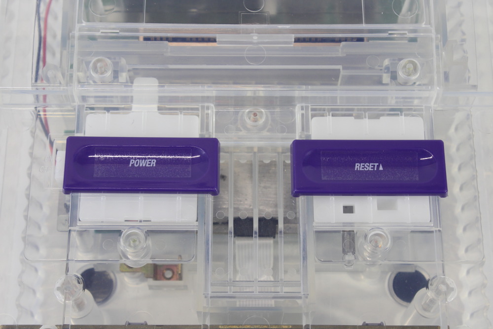 Super Nintendo Console Transparent Crystal Clear AC AV Super Famicom Conversion Plays NTSC-U/C & NTSC-J & Controller x1 Game x2 (A) Super Nintendo SNES Super Famicom SFC
