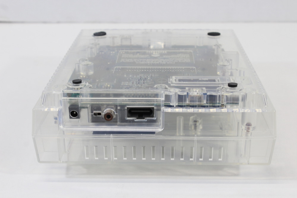 Super Nintendo Console Transparent Crystal Clear AC AV Super Famicom Conversion Plays NTSC-U/C & NTSC-J & Controller x1 Game x2 (A) Super Nintendo SNES Super Famicom SFC