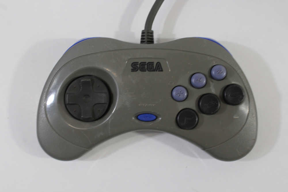 Official Sega Saturn Gray Controller HSS-0101 OEM (C, Heavy Scuffing) SEGA Saturn SS