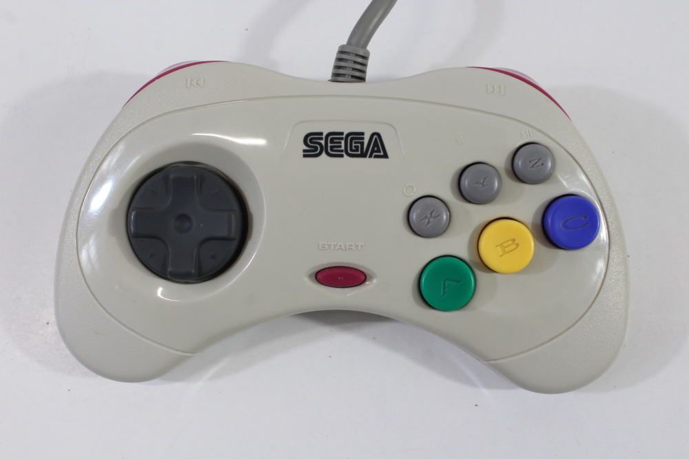 Official Sega Saturn White Controller HSS-0101 OEM (B) SEGA Saturn SS