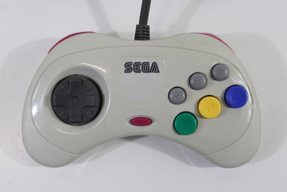 Official Sega Saturn White Controller HSS-0101 OEM (B) SEGA Saturn SS