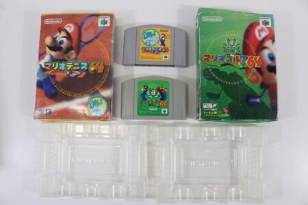 Lot of 2 Boxed Mario Golf 64 & Mario Tennis 64 (B) Nintendo 64 N64