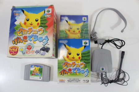 Hey You Pikachu Boxed W/ Manual With Official VRS VRU Unit W/ Microphone Boxed N64 (B)