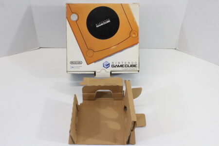Japanese Nintendo GameCube Console Spice Orange Original Retail Box W/ Cardboard Inserts (B) Nintendo GameCube GC