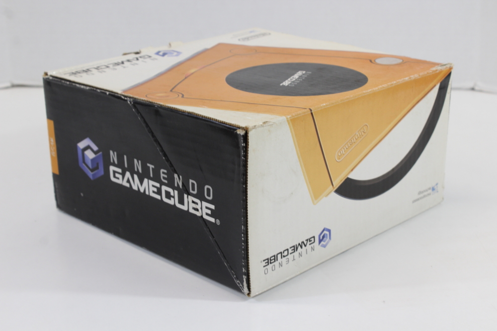 Japanese Nintendo GameCube Console Spice Orange Original Retail Box W/ Cardboard Inserts (B) Nintendo GameCube GC