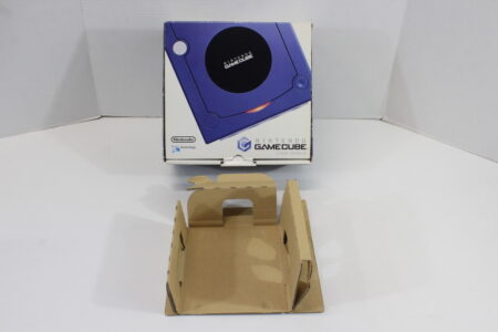 Japanese Nintendo GameCube Console Indigo Purple Original Retail Box W/ Cardboard Inserts (B) Nintendo GameCube GC
