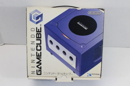 Japanese Nintendo GameCube Console Indigo Purple Original Retail Box (B) Nintendo GameCube GC