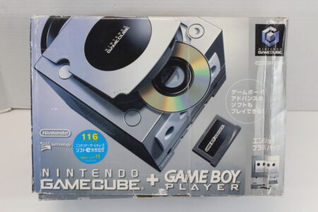 Japanese Nintendo GameCube Console Platinum Silver + GameBoy Player Original Retail Box (B) Nintendo GameCube GC