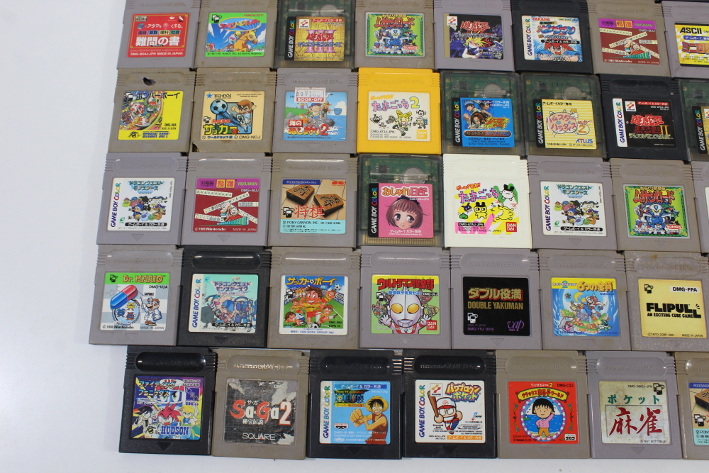 Wholesale Lot of 59 Japanese GameBoy and GB Color games GB (B)