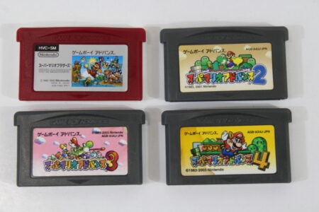 Lot of 4 Super Mario Bros/ Advance 2 3 4 (B) Nintendo Gameboy Advance GB