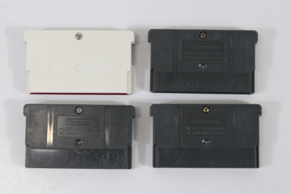 Lot of 4 Super Mario Bros/ Advance 2 3 4 (B) Nintendo Gameboy Advance GB