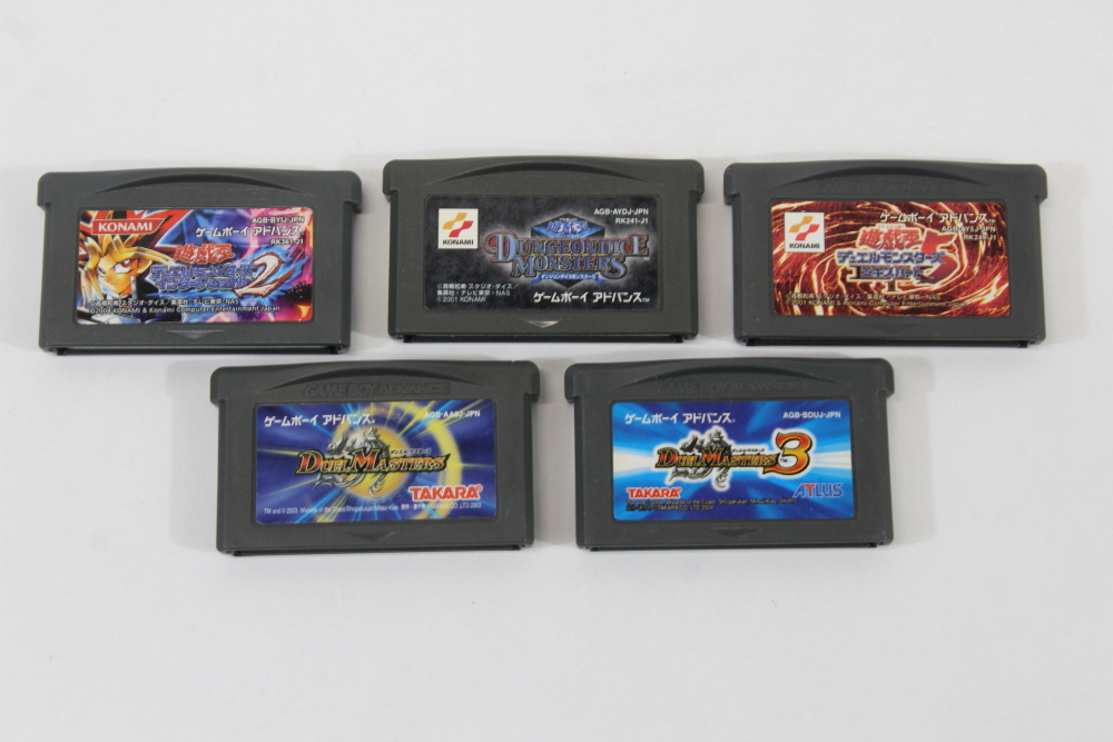Lot of 5 YU-GI-OH Dungeon Dice Monsters (B) Nintendo Gameboy Advance GB