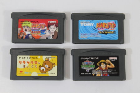 Lot of 4 Naruto Saikyou Ninja Daikeshuu 2 (B) Nintendo Gameboy Advance GB