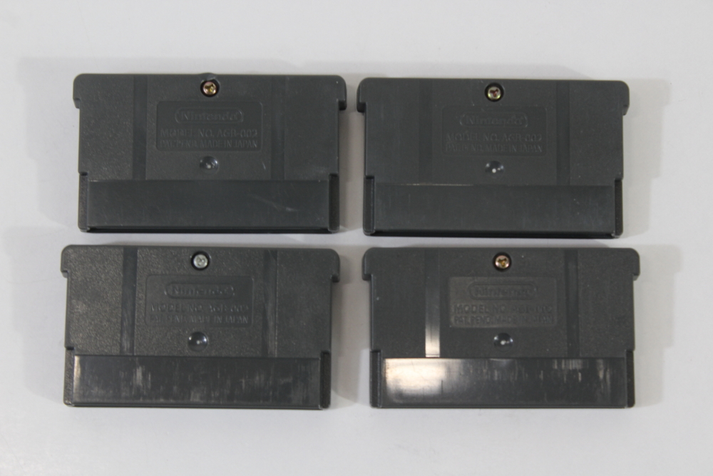 Lot of 4 Naruto Saikyou Ninja Daikeshuu 2 (B) Nintendo Gameboy Advance GB