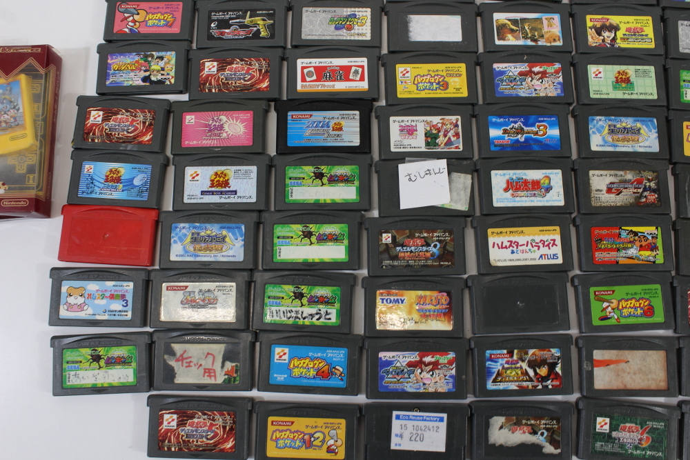 Wholesale Lot of 86 Japanese GameBoy Advance games GBA (B)